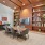 stylish conference area with high, vaulted ceilings