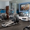 elliptical machines in bright fitness center